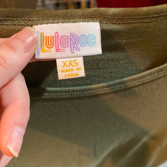 Lularoe green Irma - Picture 2 of 2